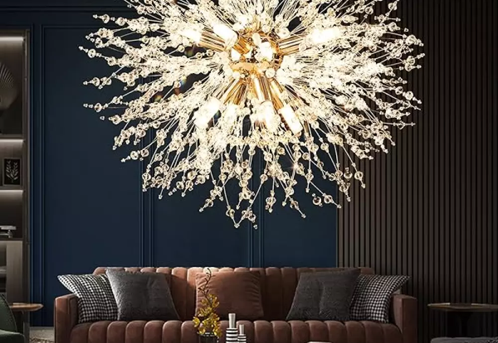 circle chandelier crystal