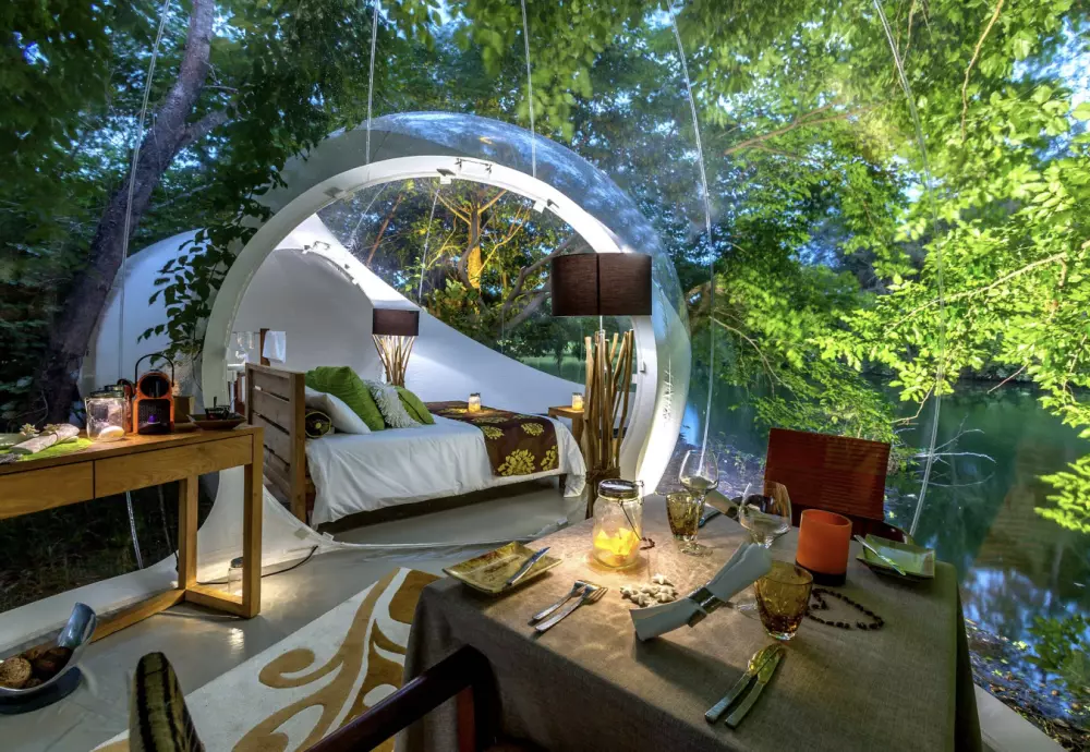 tunnel inflatable bubble camping tent