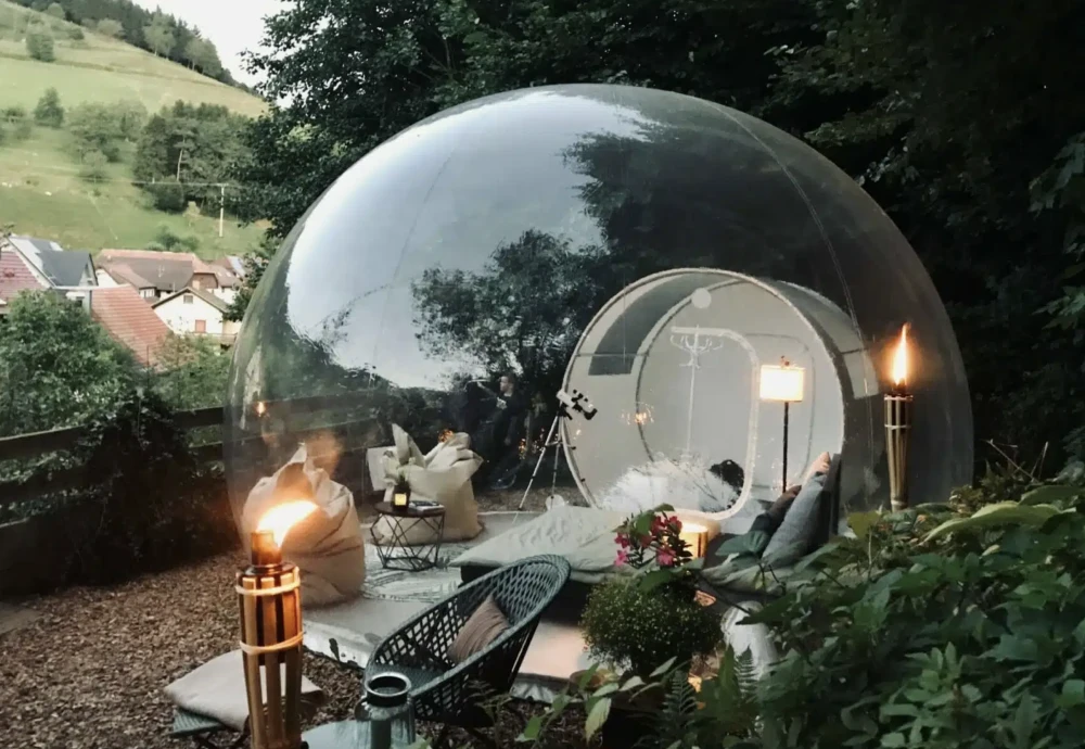 winter bubble tent