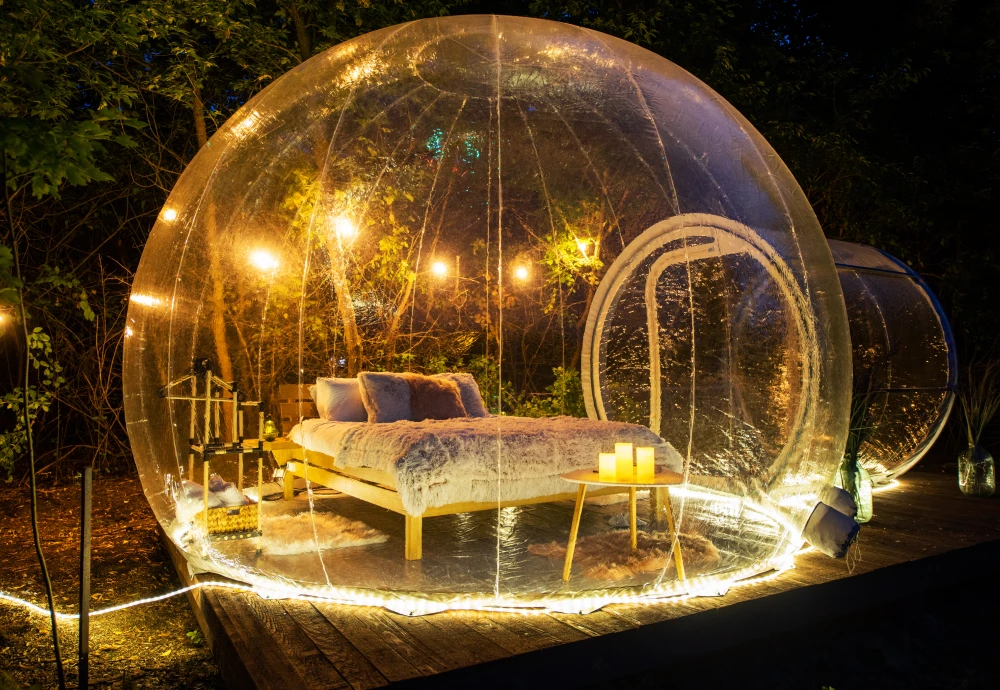 winter bubble tent