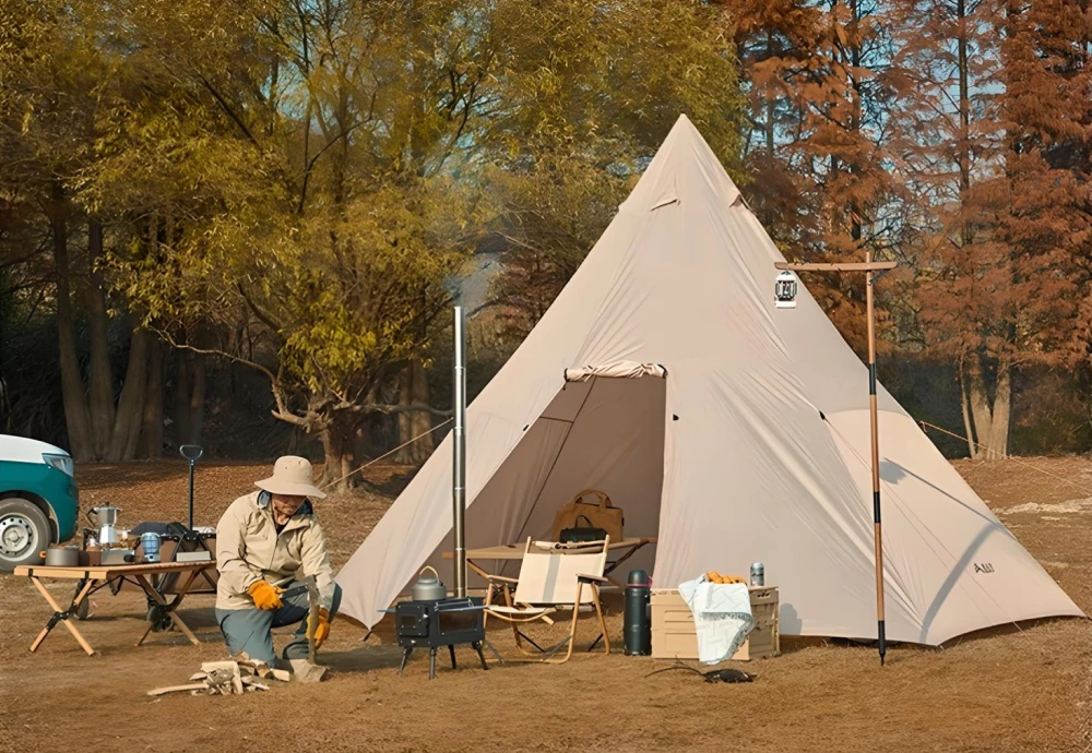 pyramid shaped tent