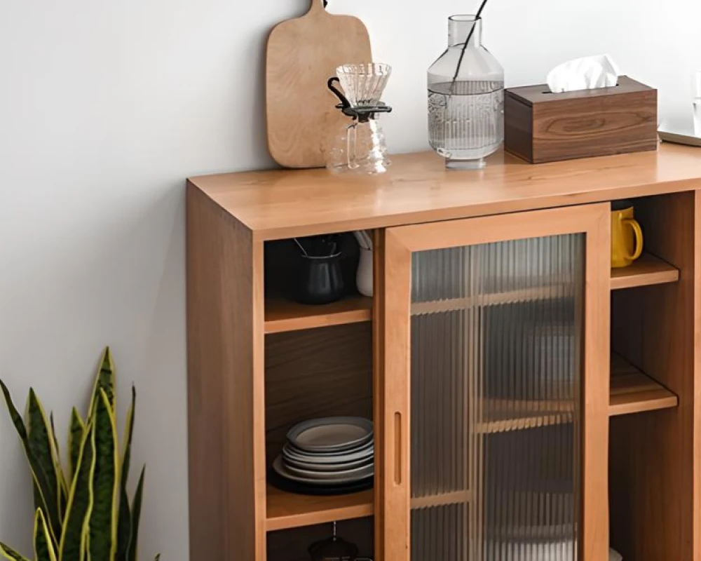 gray sideboard buffet